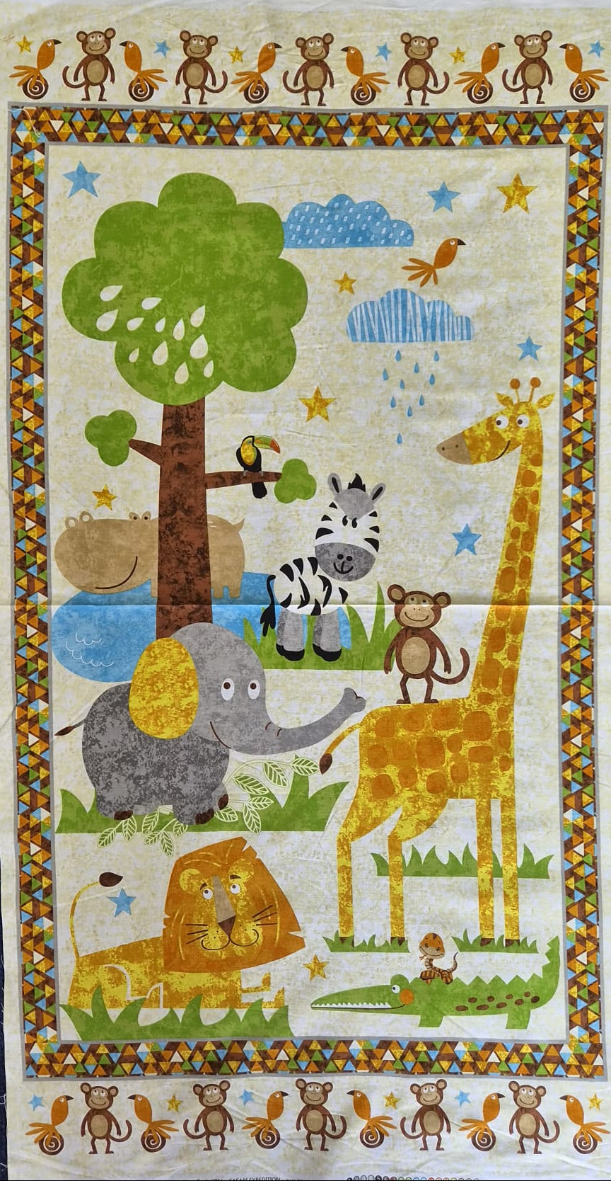 Blank Quilting - Safari Expedition Quilt Fabric Panel