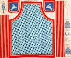 Benartex - Seaside Holidays Sew Crabby Make your own Apron Fabric Panel