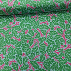 Kaffe Fassett and Morris and Co - Oak Turquoise PWKW003  - 100% Cotton Fabric by Free Spirit
