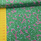 Kaffe Fassett and Morris and Co - Oak Turquoise PWKW003  - 100% Cotton Fabric by Free Spirit