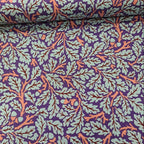 Kaffe Fassett and Morris and Co - Oak Purple PWKW003 - 100% Cotton Fabric by Free Spirit
