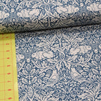 The Original Morris and Co - Brer Rabbit Navy PWWM026 - 100% Cotton Fabric by Free Spirit - Crafts and Quilts