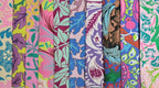 5" Charm Roll - Kaffe Fassett x Morris & Co 2- Ten 100% Cotton Strips