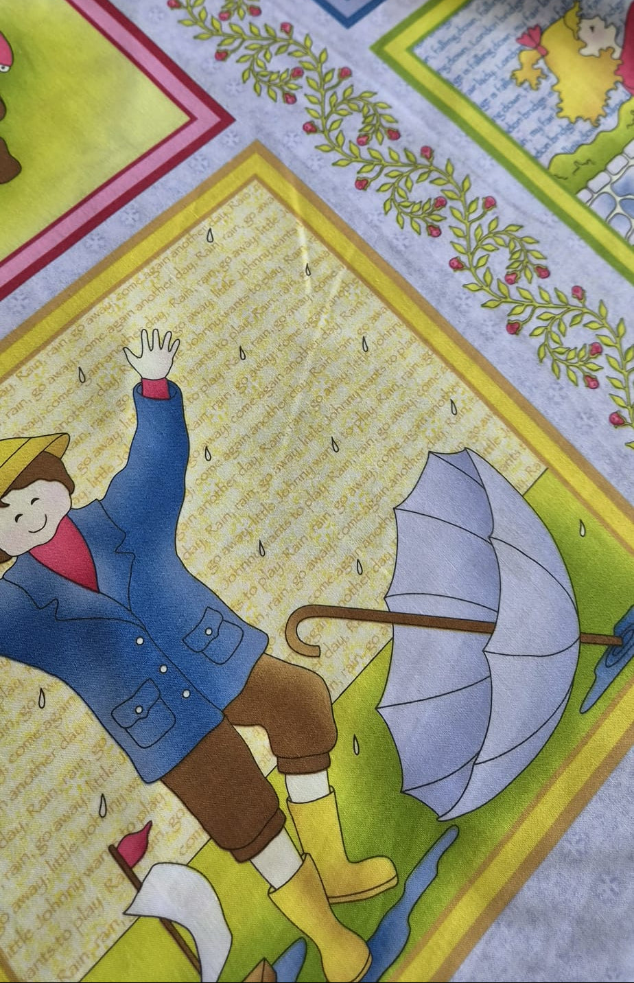 Benartex - Sing a Song Blue Quilt Fabric Panel