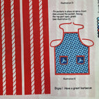 Benartex - Seaside Holidays Sew Crabby Make your own Apron Fabric Panel