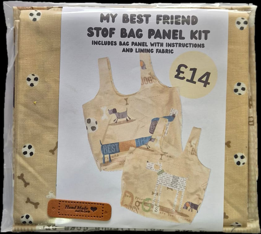 My Best Friend Tote Bag Kit Beige