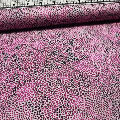 Benartex - Metallica Marble Magenta 100% Cotton Fabric - Crafts and Quilts