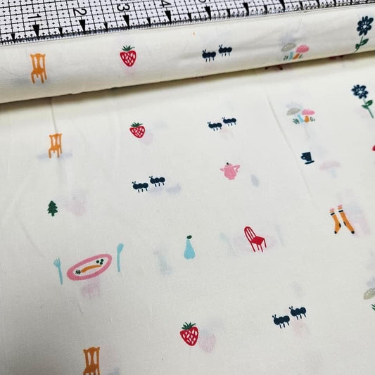 Birch Fabrics - Everyday Party Tiny Icons 100% Cotton Fabric