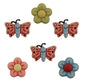 Buttons Galore - Bazooples Flutterbugs & Flowers