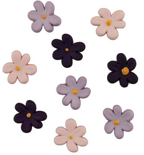 Buttons Galore - Violets - Crafts and Quilts