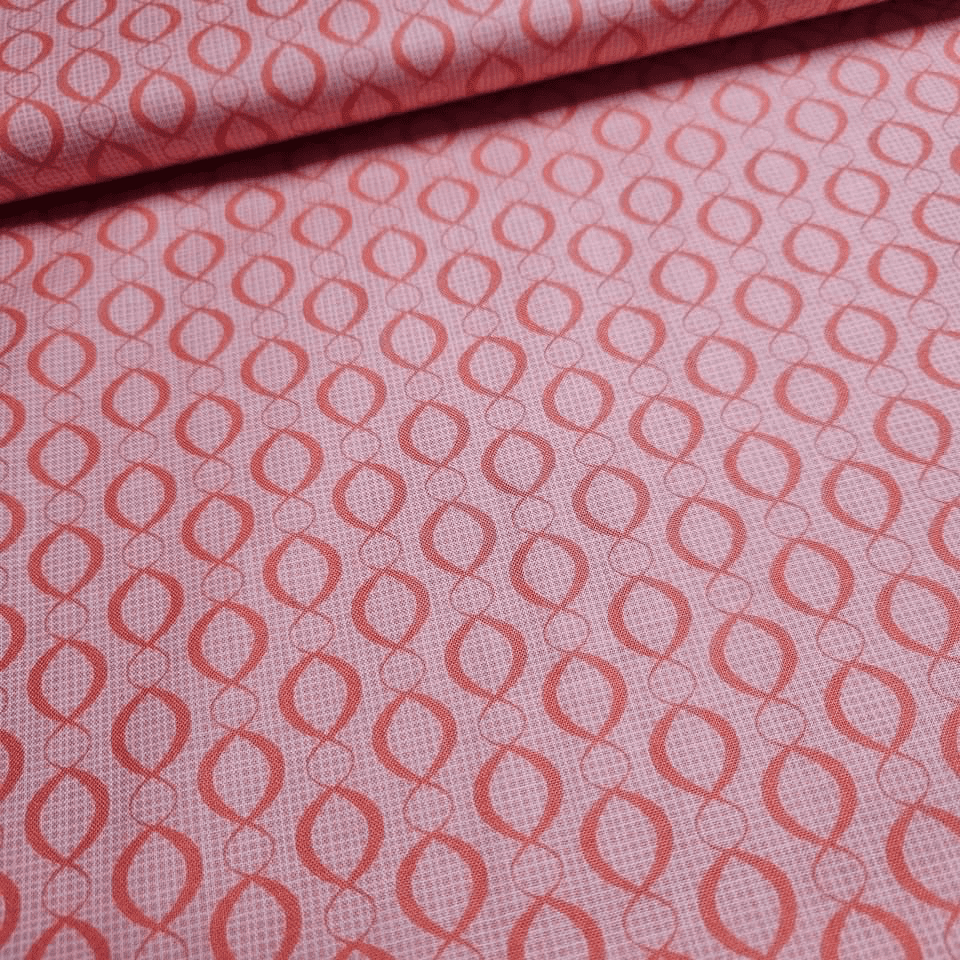 Camelot Cottons - Beach House Pink 4141808 100% Cotton Fabric