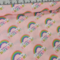 Camelot Cottons - Believe in Unicorns Rainbows 61170603 100% Cotton Fabric - Crafts and Quilts