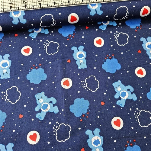 Camelot Cottons - Care Bears Grumpy Bear 44010110 100% Cotton Fabric - Crafts and Quilts