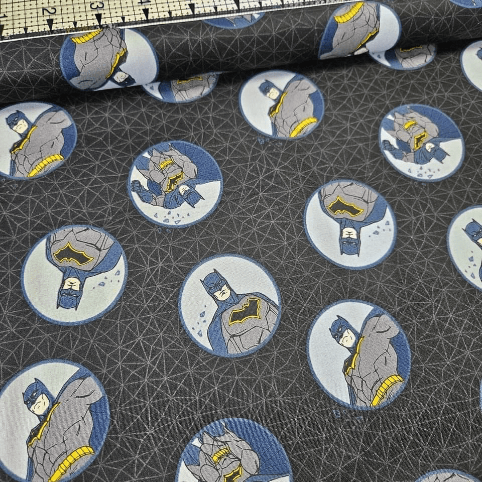 Camelot Cottons - DC Justice League Batman Dark Knight 2341207 100% Cotton Fabric