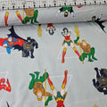 Camelot Cottons - DC Justice League Superheroes Pose Black 23421205 100% Cotton Fabric - Crafts and Quilts
