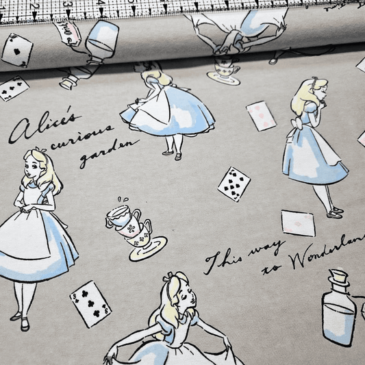 Camelot Cottons - Disney Alice in Wonderland 85020001B Brushed Flannel 100% Cotton Fabric