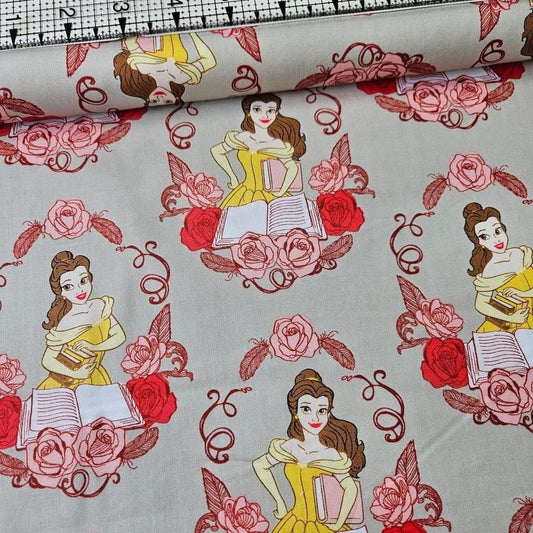 Camelot Cottons - Disney Beauty and the Beast Belle 85100201 100% Cotton Fabric