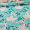 Camelot Cottons - Disney Elena of Avalor Adventure Aqua 85440105 100% Cotton Fabric