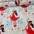 Camelot Cottons - Disney Elena of Avalor Dance White 85440102 100% Cotton Fabric