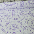 Camelot Cottons - Disney Sofia the First Magic Lilac 85380103 100% Cotton Fabric - Crafts and Quilts