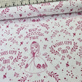 Camelot Cottons - Disney Sofia the First Magic White 85380103 100% Cotton Fabric
