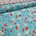 Camelot Cottons - Enchanted Forest Mice and Toadstools 61190301 100% Cotton Fabric - Crafts and Quilts