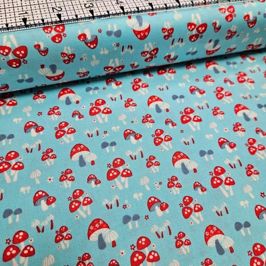 Camelot Cottons - Enchanted Forest Toadstools 61190304 100% Cotton Fabric