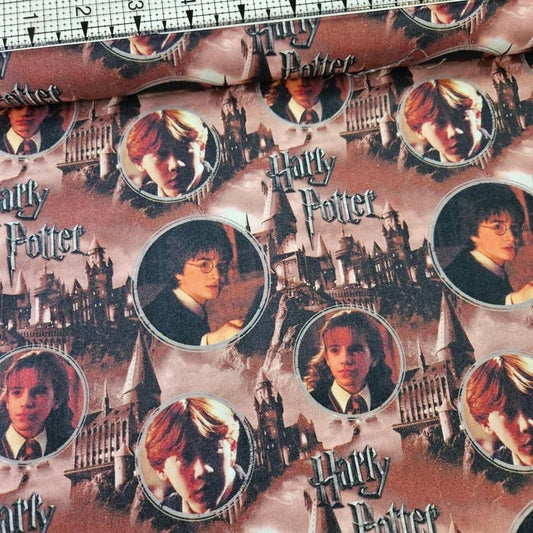Camelot Cottons - Harry Potter Characters 2380202J 100% Cotton Fabric