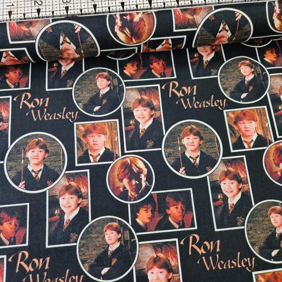 Camelot Cottons - Harry Potter Ron Weasley 2380215J 100% Cotton Fabric