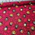 Camelot Cottons - Harry Potter Tiny Ravenclaw Red Kawaii 23800227 100% Cotton Fabric - Crafts and Quilts