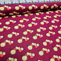 Camelot Cottons - Itty Bitty Caterpillars Red 9140205 100% Cotton Fabric - Crafts and Quilts