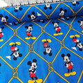 Camelot Cottons - Mickey Mouse Oh Boy Knot Blue 85270505 100% Cotton Fabric - Crafts and Quilts
