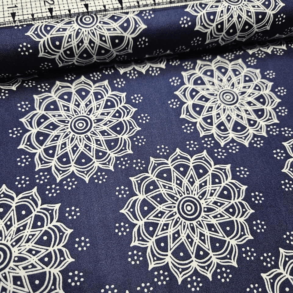 Camelot Cottons - Mint to Be Blue 2140606 100% Cotton Fabric