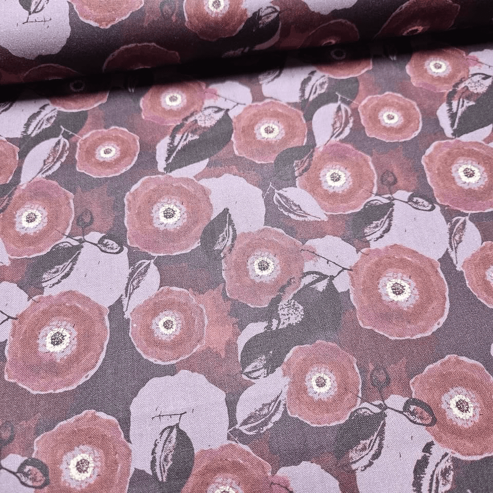 Camelot Cottons - Mulberry Blooms 26170206J 100% Cotton Fabric