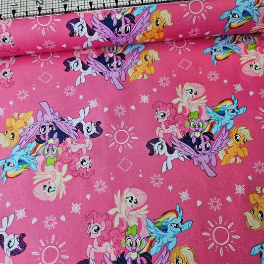 Camelot Cottons - My Little Pony Pink 95010101 100% Cotton Fabric