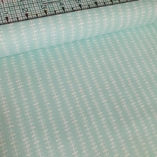 Camelot Cottons - Off to Dreamland Aqua 100% Cotton Fabric