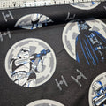 Camelot Cottons - Star Wars Rogue One Empire Darth Vader Brushed Cotton 7370109B 100% Cotton Fabric - Crafts and Quilts