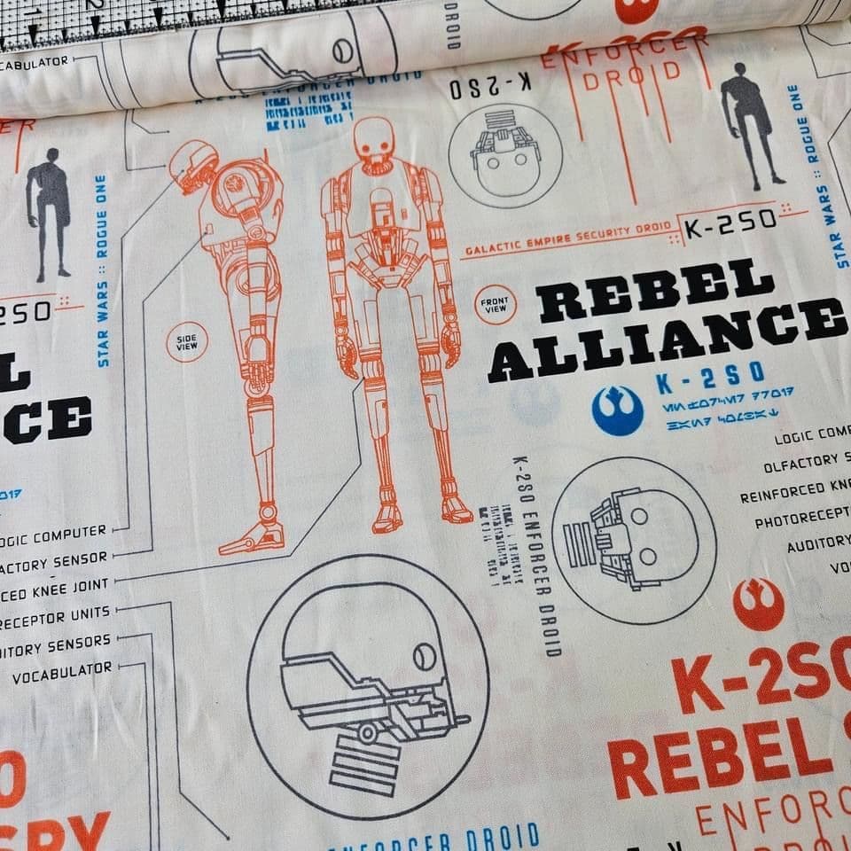 Camelot Cottons - Star Wars Rogue One Rebel Alliance 7370106 100% Cotton Fabric