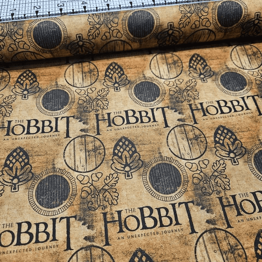 Camelot Cottons - The Hobbit Middle Earth Text 242100005 100% Cotton Fabric