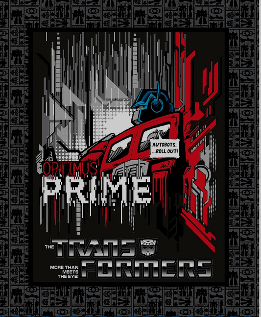 Camelot Cottons - Transformers Optimus Prime Quilt Panel