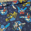 Camelot Cottons - Transformers Style Hex Navy 95020012 100% Cotton Fabric - Crafts and Quilts