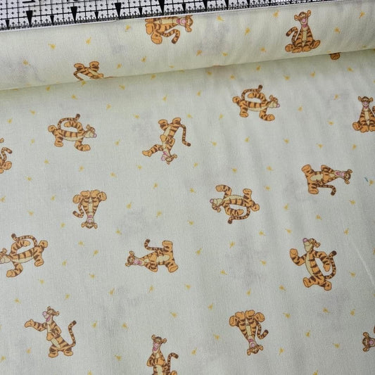 Camelot Cottons - Winnie the Pooh Tigger Yellow 85430103 100% Cotton Fabric