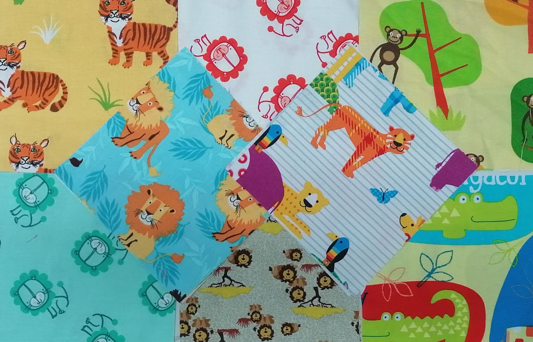 5" Charm Squares - Safari Animals