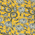 Cotton Jersey - Amber Paisley 60" Wide Fabric