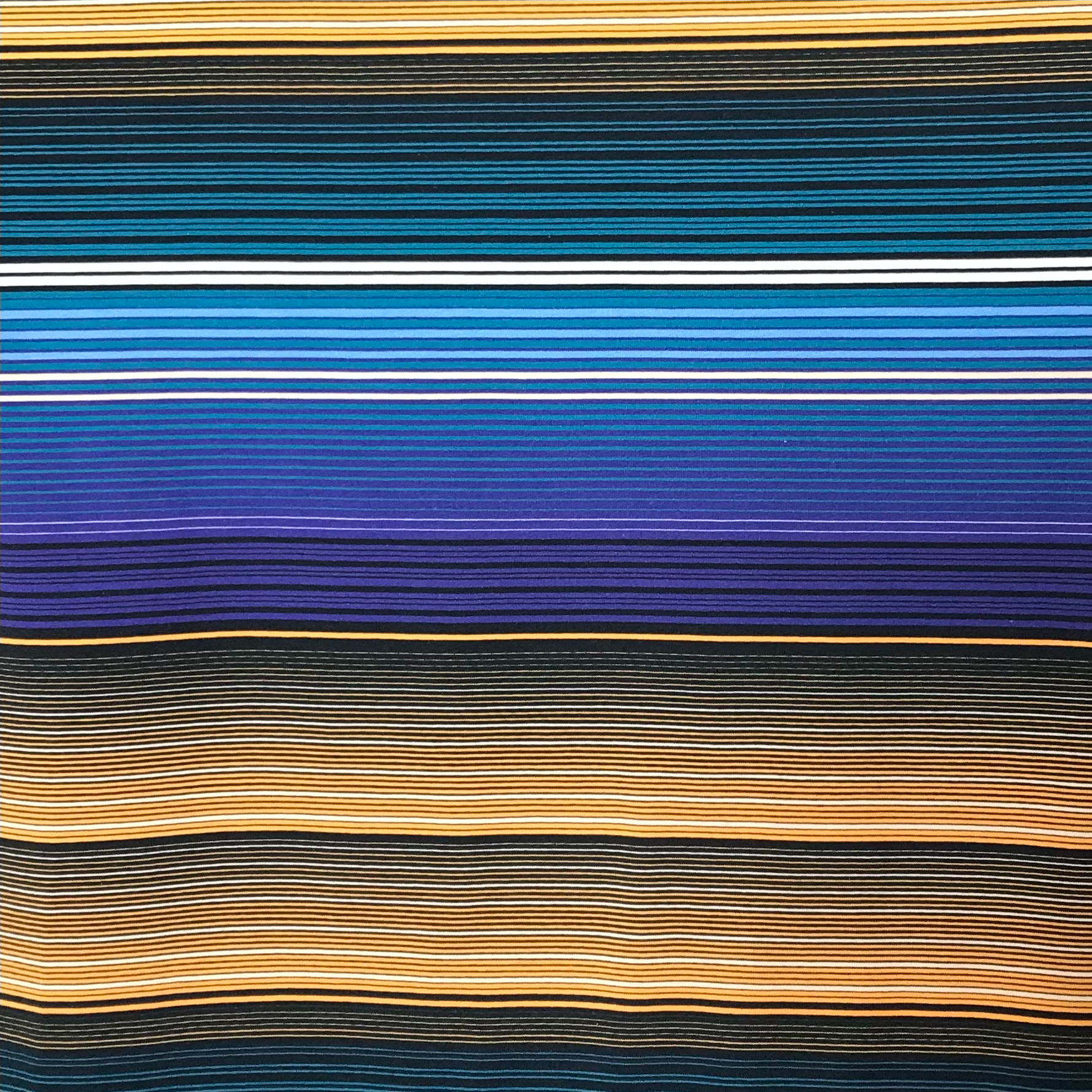 Cotton Jersey - Beach Stripe 60" Wide Fabric
