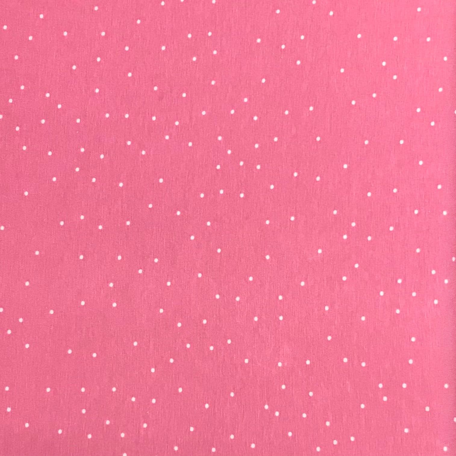 Cotton Jersey - Salmon Spot 60" Wide Fabric