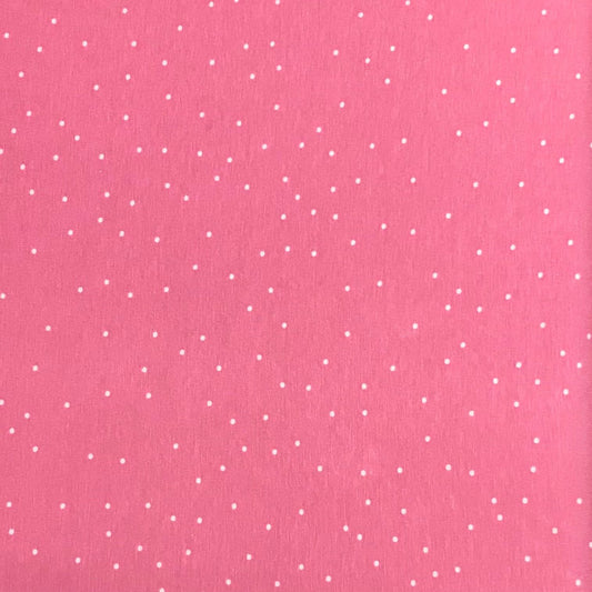 Cotton Jersey - Salmon Spot 60" Wide Fabric
