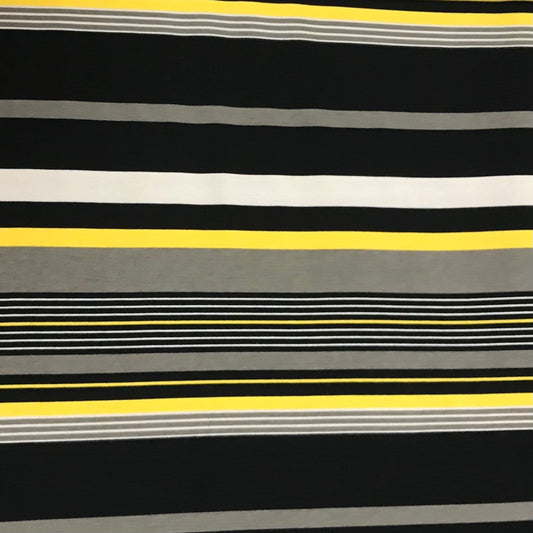 Cotton Jersey - Variation Stripe 60" Wide Fabric