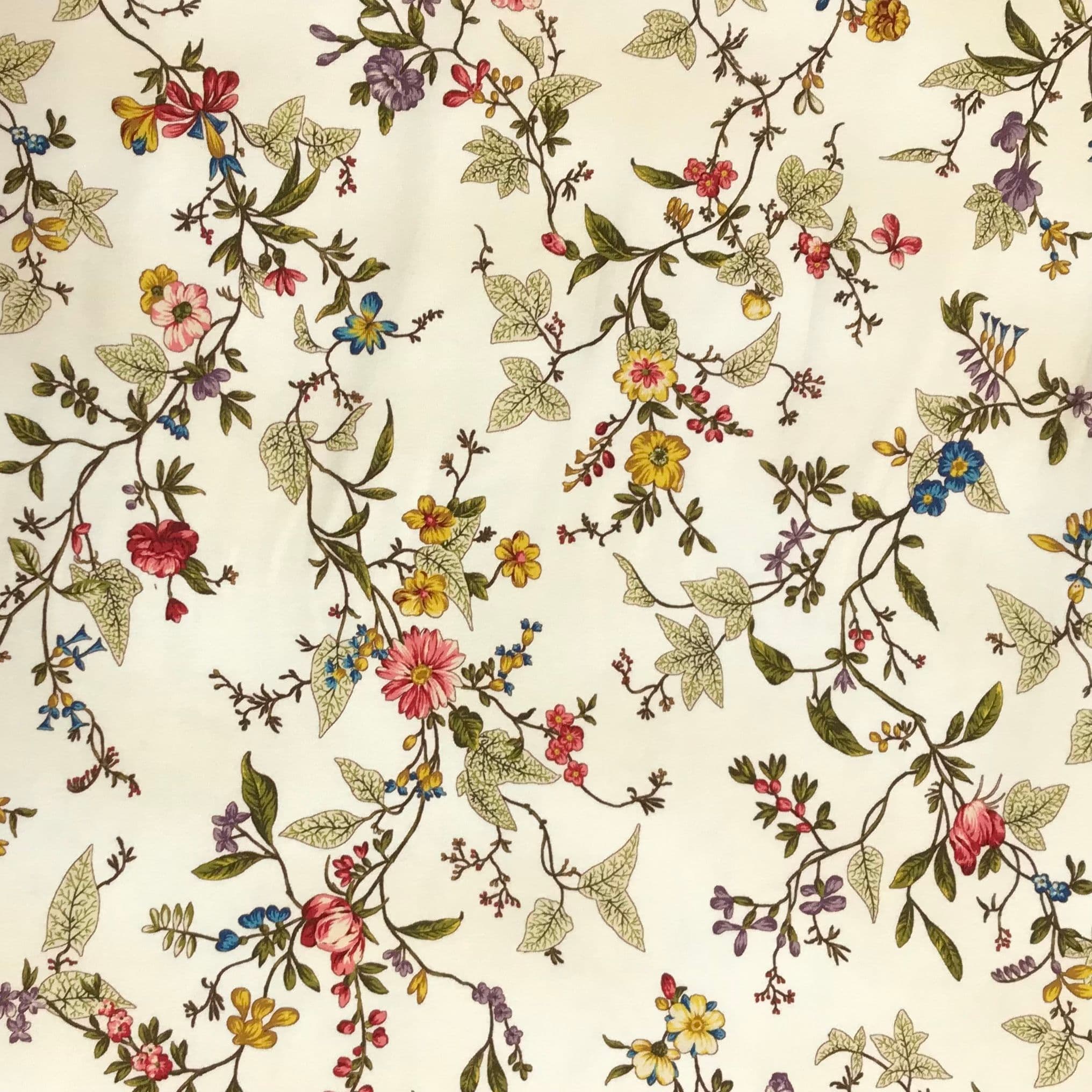 Cotton Jersey - Vintage Jacobean 60" Wide Fabric