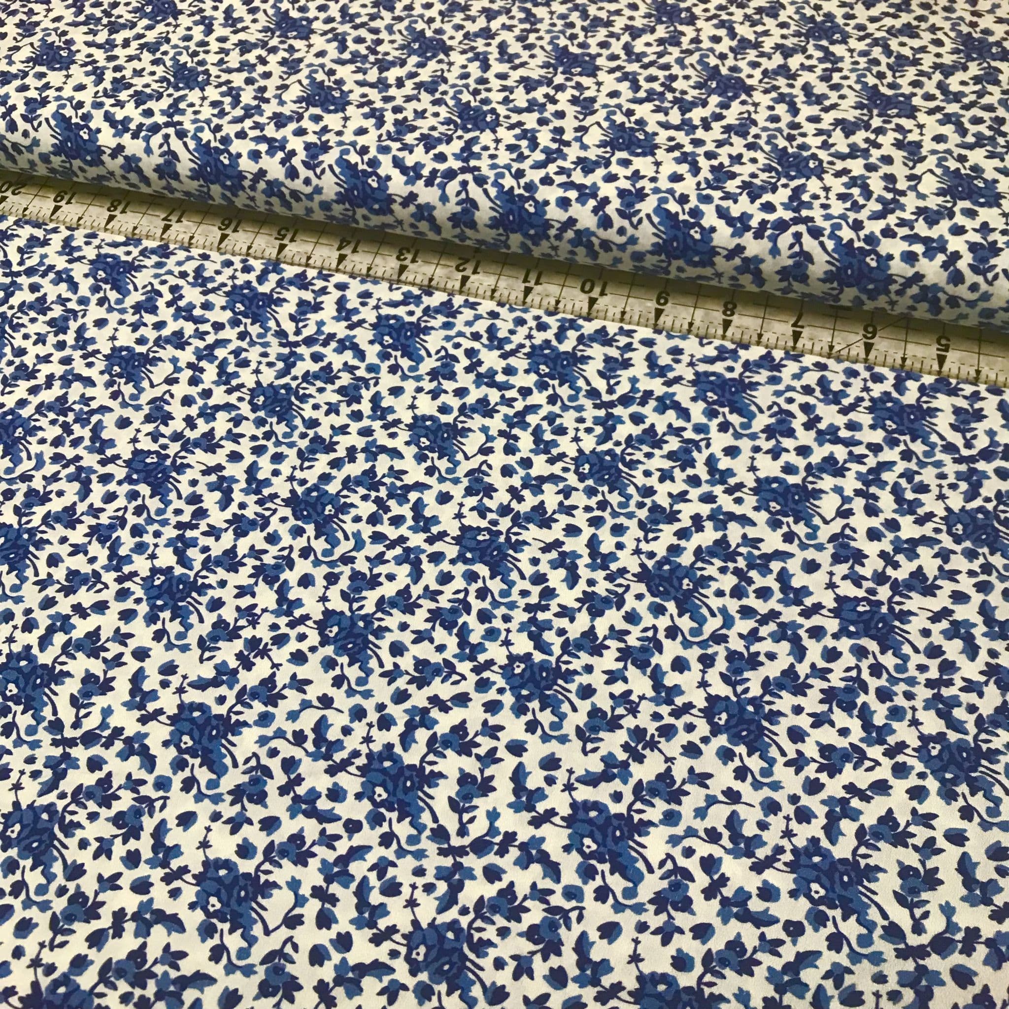 Poplin - Blue Willow 60" Wide 100% Cotton Fabric Yard